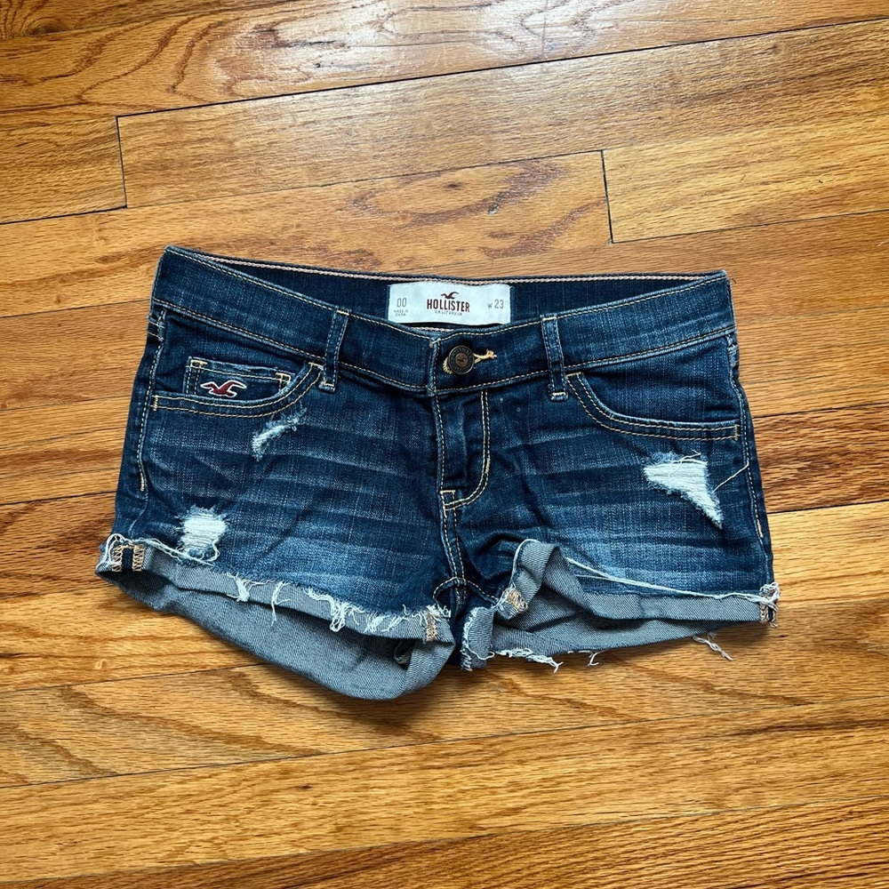 Hollister jean shorts